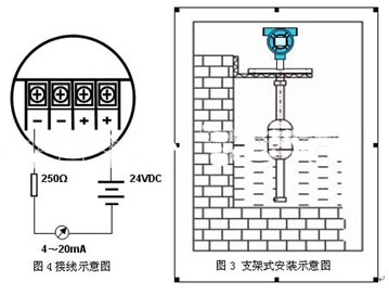 磁翻柱浮球液位計接線圖