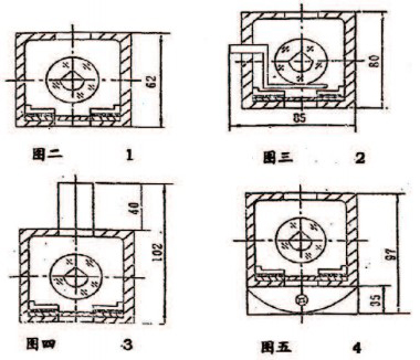 雙色玻璃管液位計外形尺寸圖